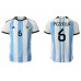 Maillot de foot Argentine German Pezzella #6 Domicile vêtements Monde 2022 Manches Courtes